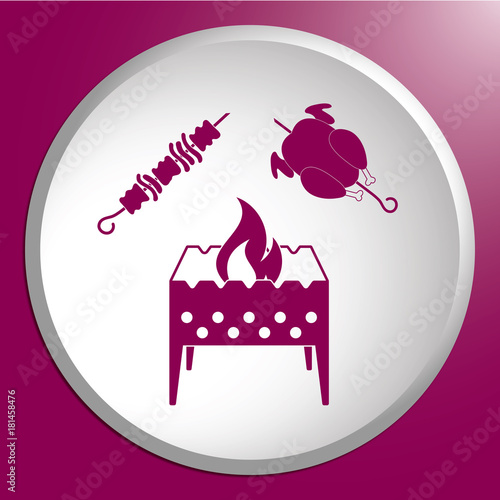 Brazier, kebab and chicken