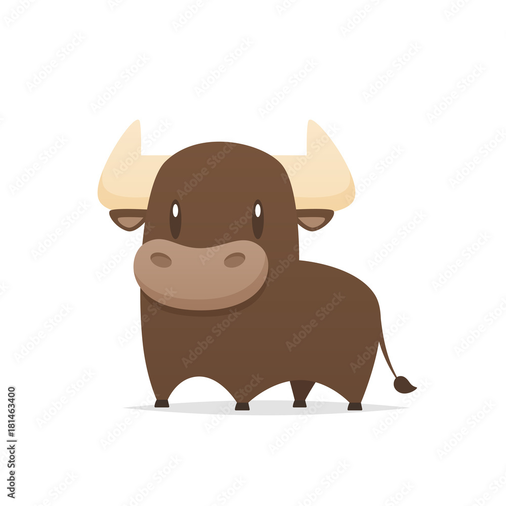 Cartoon bull vector Cartoon bull vector