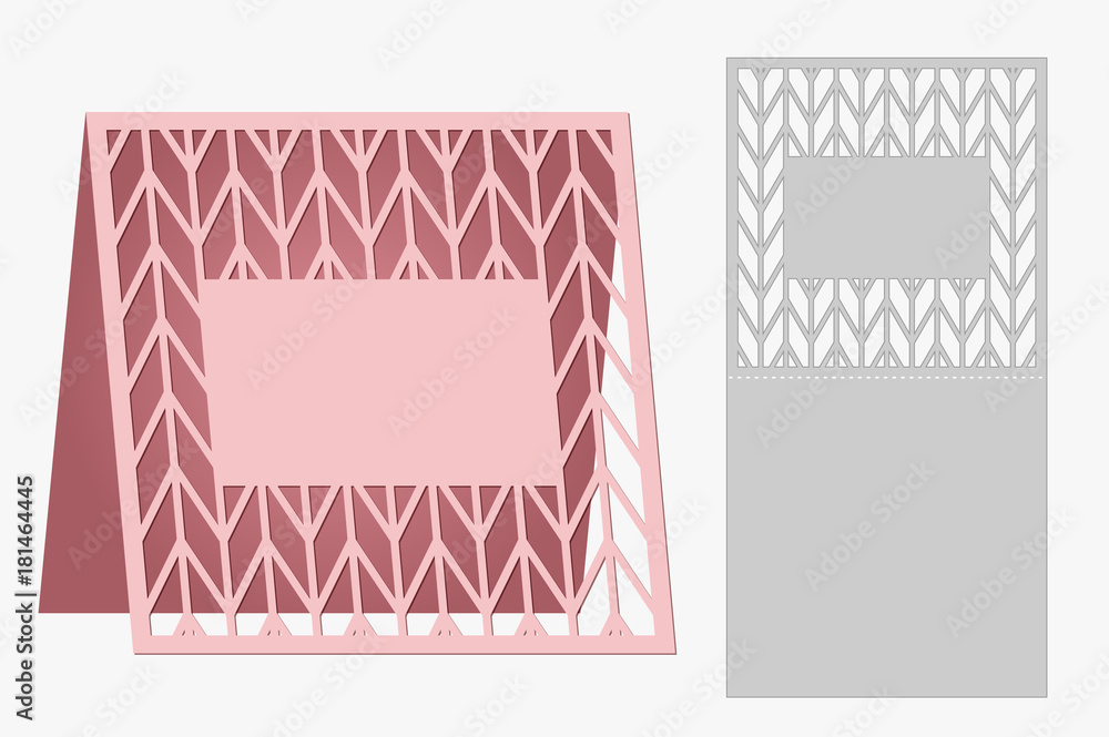 Template cards to cut. Topper. Use for congratulations, invitations, presentations, weddings. Vector illustration. Template cards to cut. Topper. Use for congratulations, invitations, presentations, weddings. Vector illustration.