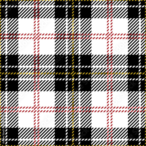 Bilde på lerret Clan Macpherson Woven Scottish Tartan Plaid Seamless Pattern