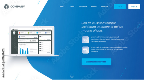 Hero banner image for websites, or apps.