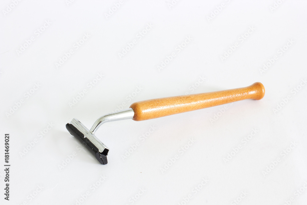Razor on a white background Razor on a white background