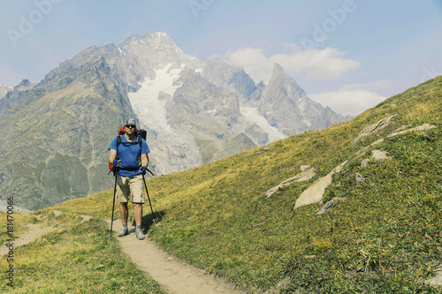 Campaign around Mont Blanc.Campaign around Mont Blanc. © vetal1983