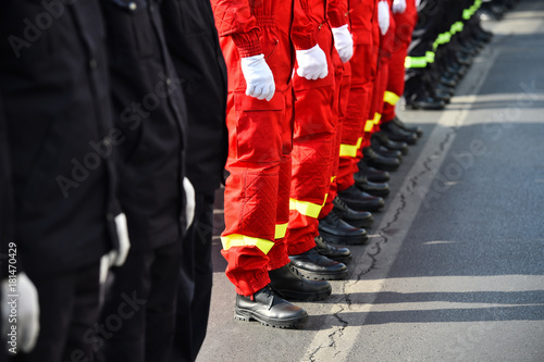 Guard of honor during a military ceremony