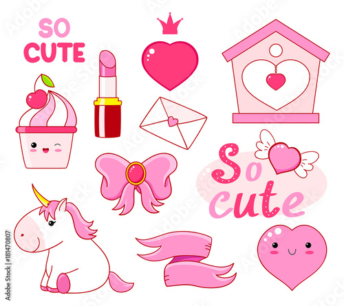 Cute little princess sticker collection