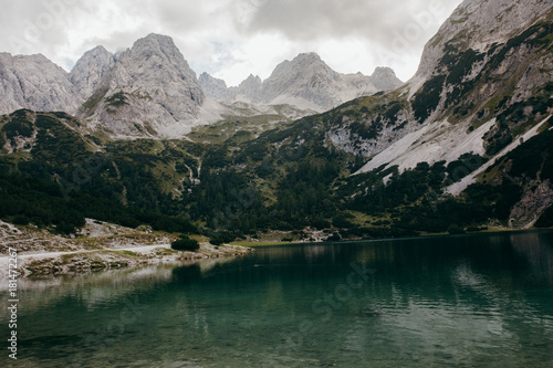 Fototapeta Naklejka Na Ścianę i Meble -  Amazing mountains in  the Alps
