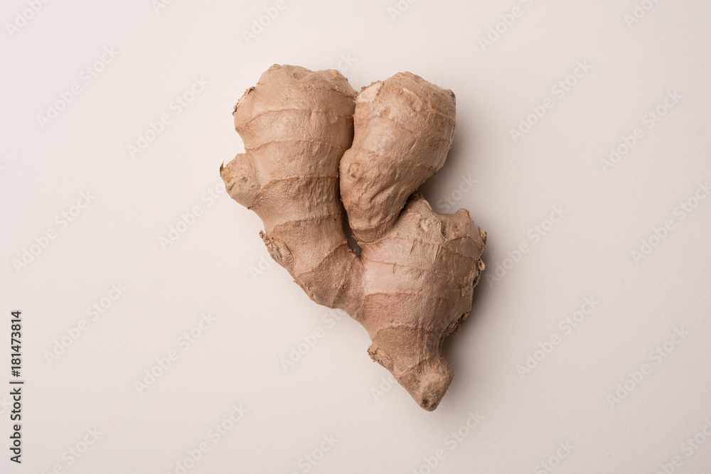 Ginger isolated over white Ginger isolated over white
