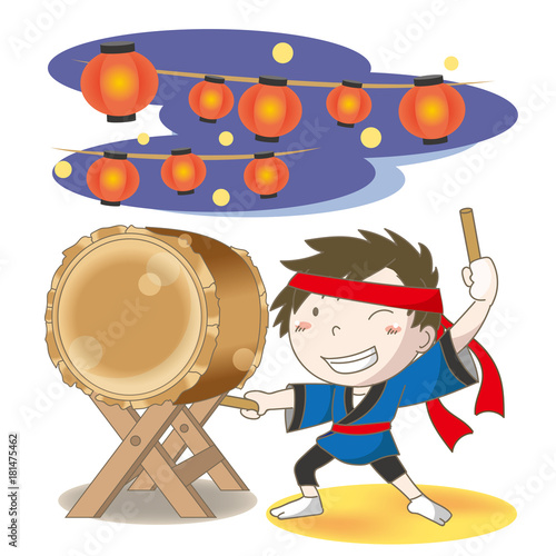 和太鼓・男性
