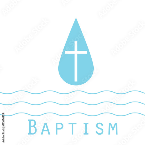 beach baptism invitation template
