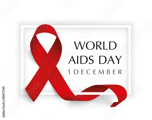 Aids Awareness. World Aids Day concept - stock vector.
