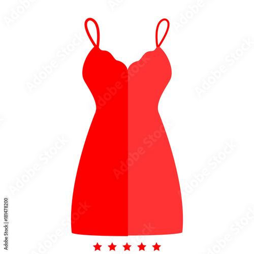 Sundress , combination or nightie icon .