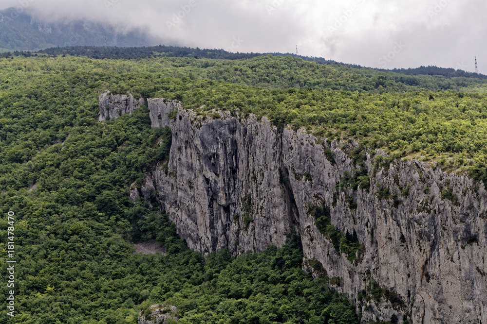 Obraz premium The Ucka mountains in Croatia.