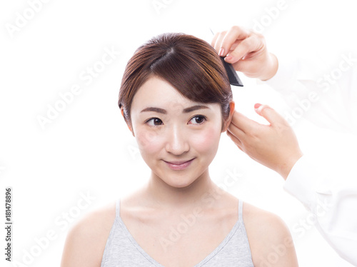 hairstyle Asian girl