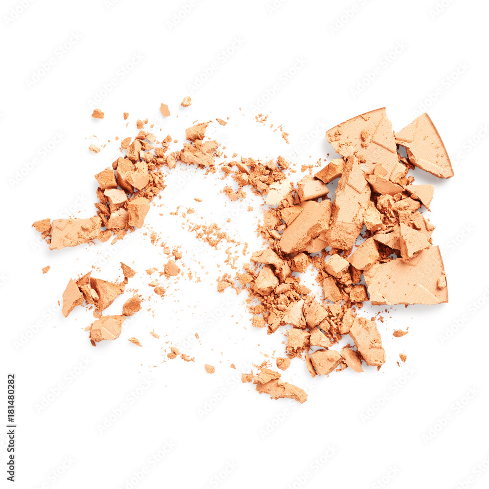 Fototapeta premium Face powder isolated on white background