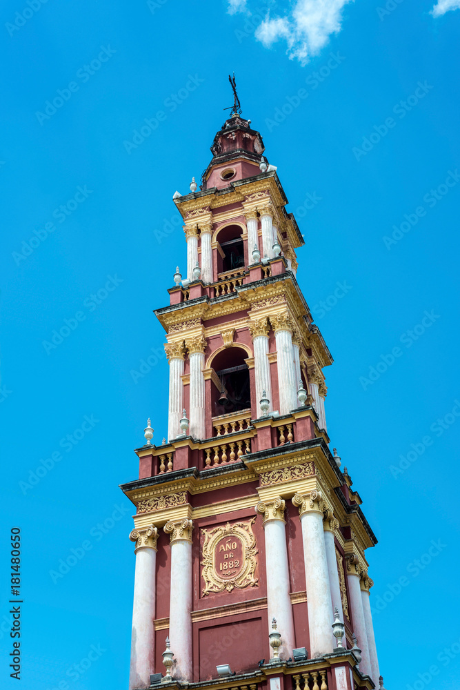 Fototapeta premium San Francisco in the city of Salta, Argentina