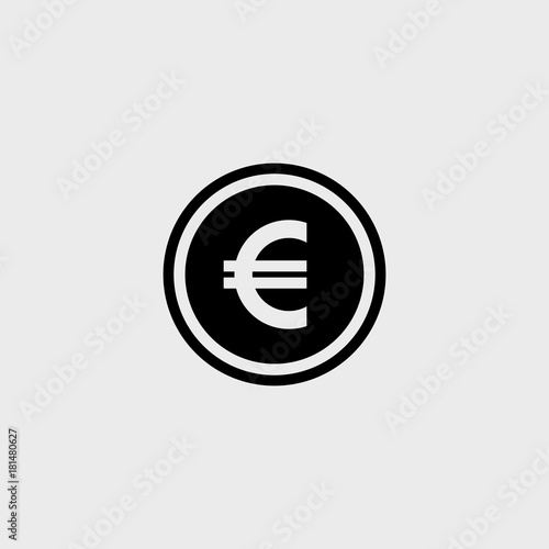Euro flat vector icon © Ольга Мещерякова