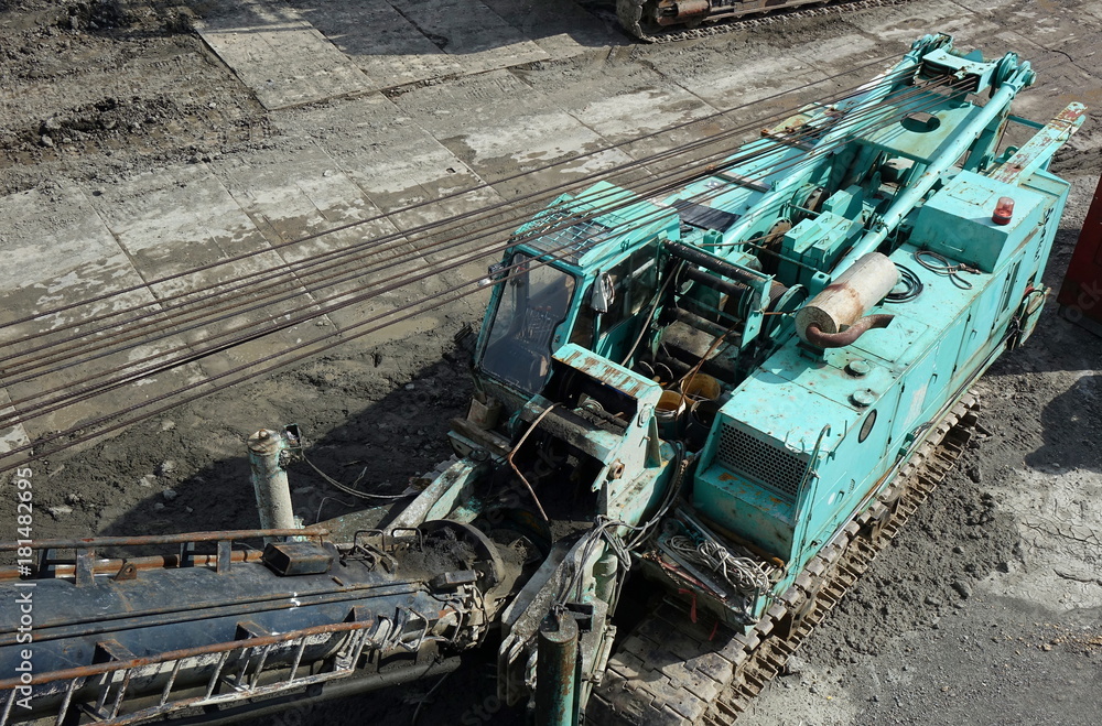 Fototapeta premium Large Scale Construction Equipment
