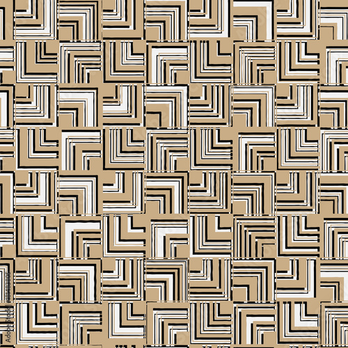 Seamless abstract pattern of square angle.