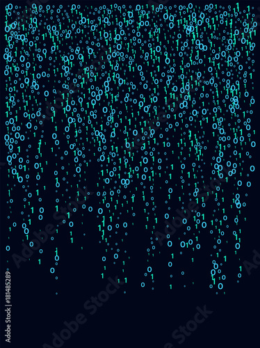 Cyber Monday Confetti. Computer Technology Futuristic Background. Falling Down binary circuit. Futurist Programmers Cyber Monday Confetti. Virtual Reality, Digital Database, Big Data Global Network