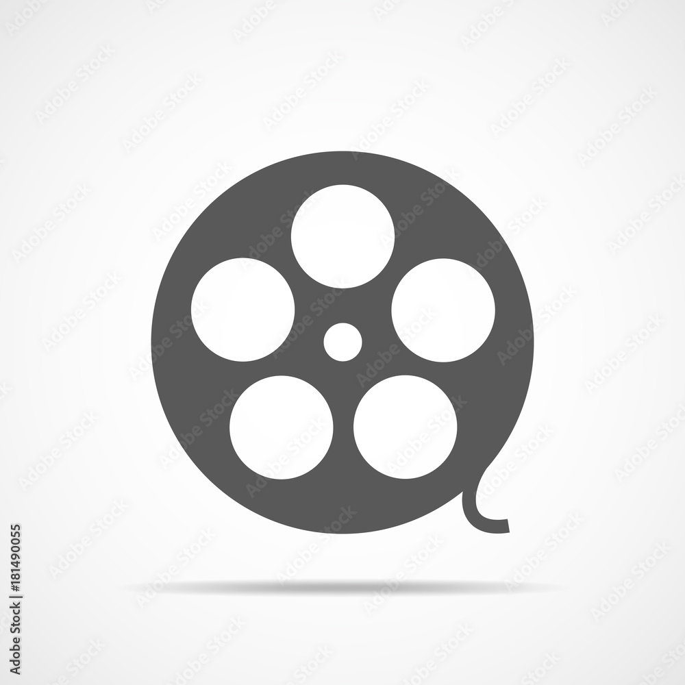 Filmstrip icon. Vector illustration