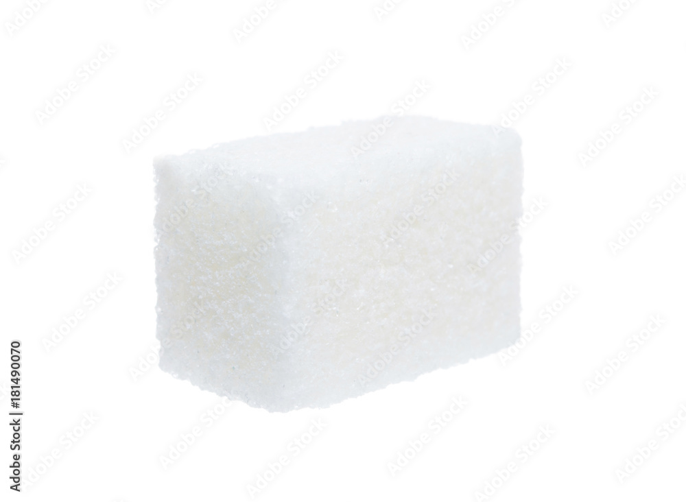 Sugar cube isolated on white background Sugar cube isolated on white background