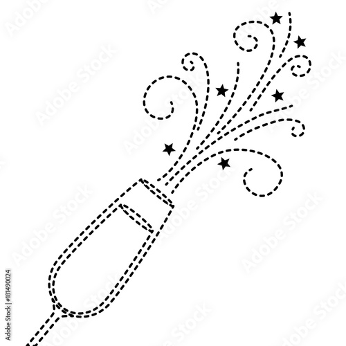 the glass of champagne sparkling drink icon