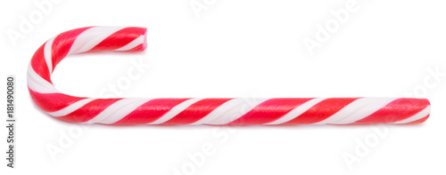 Candy cane isolated on white background