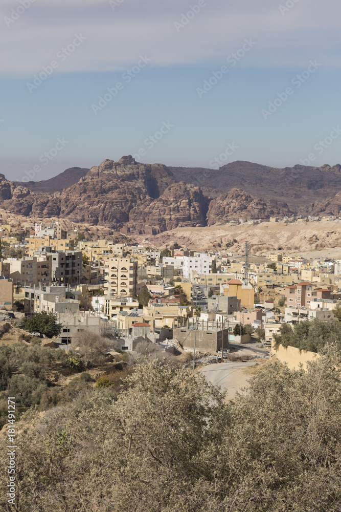 Wadi Musa, small town near Petra, Jordan