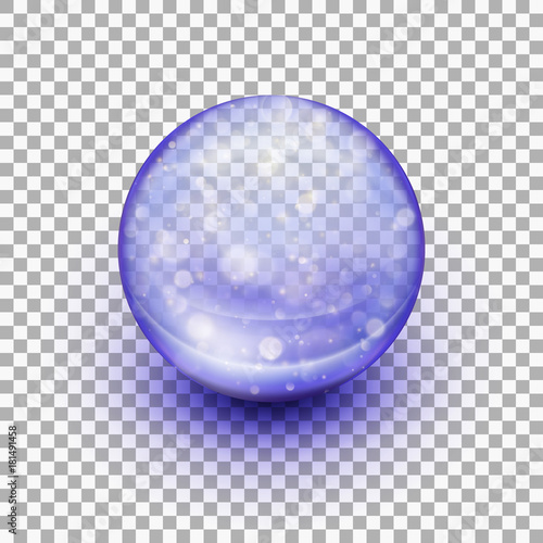 Transparent soft gel capsule. EPS 10