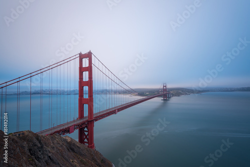 Fototapeta Naklejka Na Ścianę i Meble -  Golden Gate Bridge overlook near San Francisco 