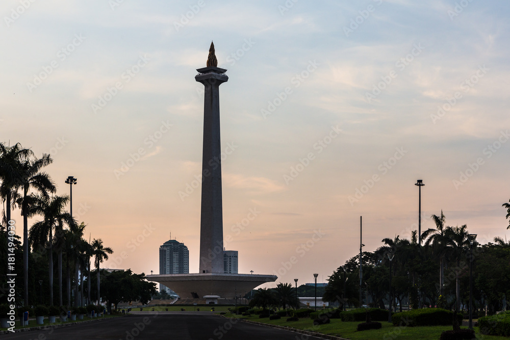 Monas in Jakarta, Indonesia capital city
