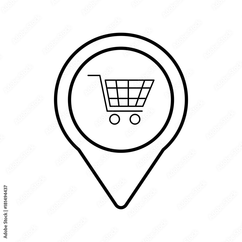 shopping cart online social media round pointer web shopping cart online social media round pointer web