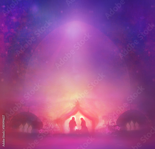 Birth of Jesus in Bethlehem.