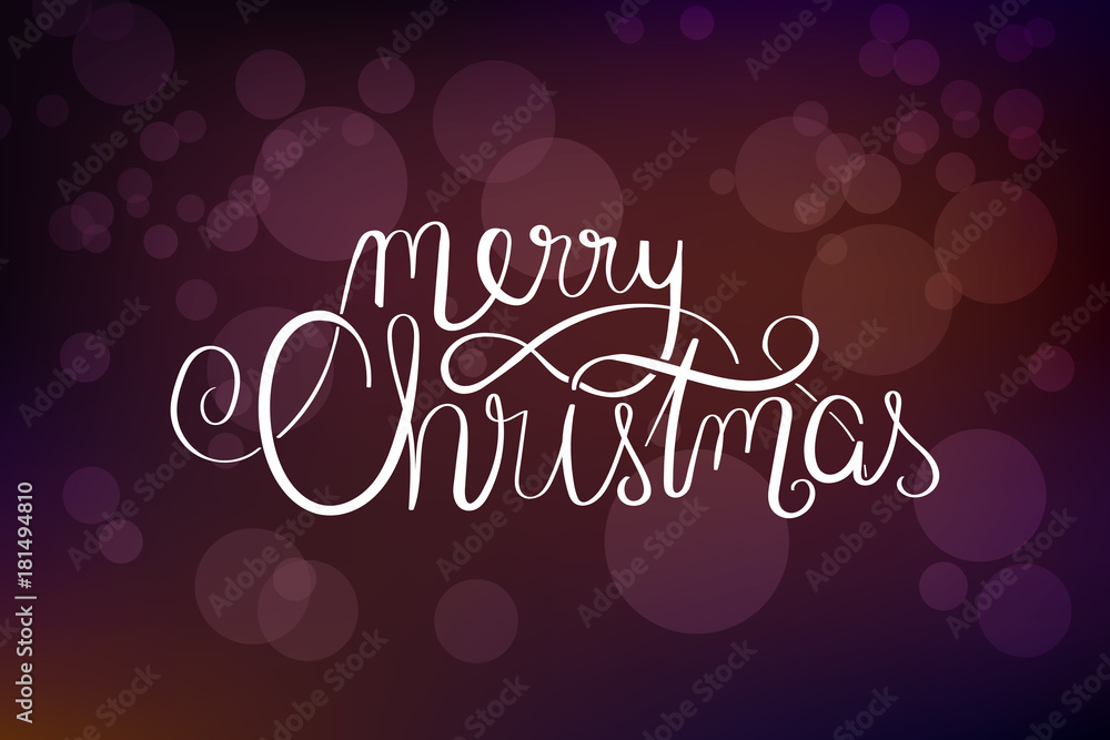 Bokeh - Merry Christmas - christmas lights Bokeh - Merry Christmas - christmas lights