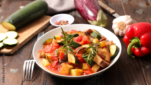 Принти на полотні ratatouille,healthy vegetarian meal