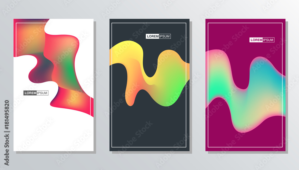 Creative fluid colors backgrounds