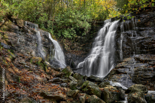 Soco Falls Waterfall