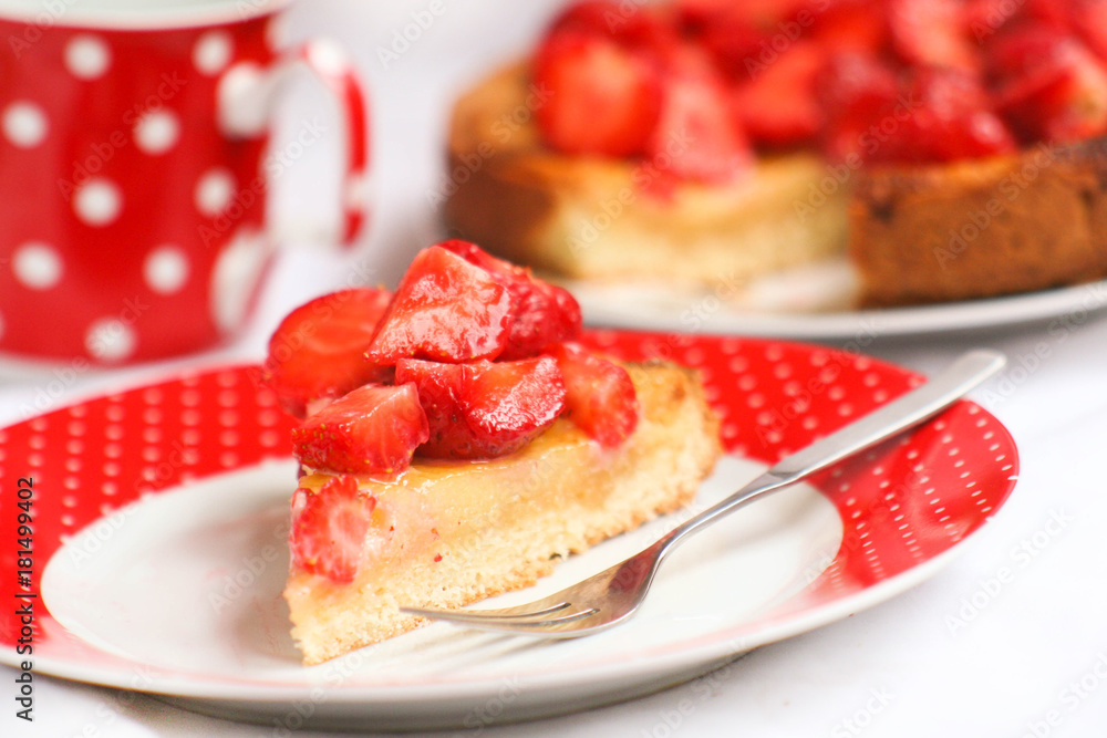 Pie with strawberries Pie with strawberries