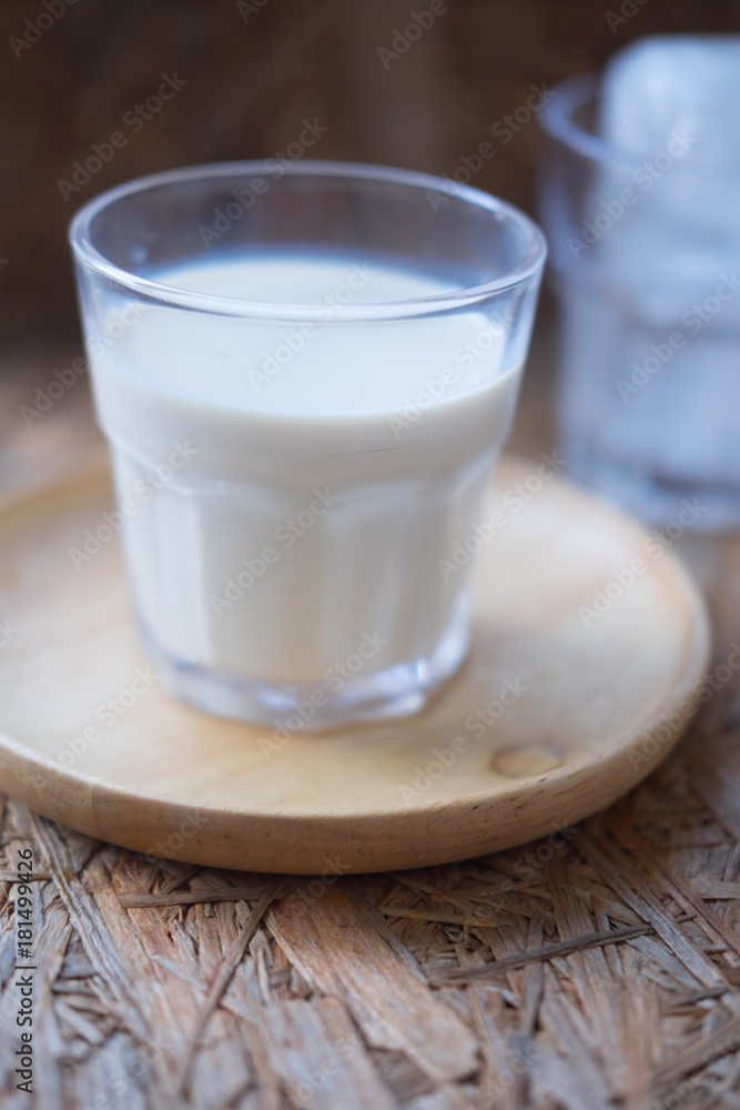 Glass of fresh milk Glass of fresh milk