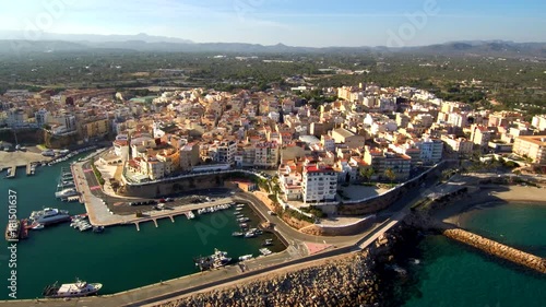 Video con drone en Ametlla de Mar ( Tarragona, España) photo