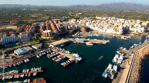 Video con drone en Ametlla de Mar ( Tarragona, España) photo