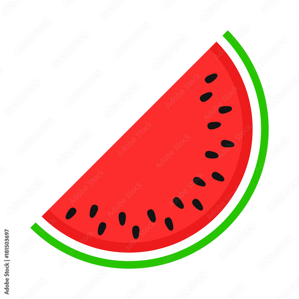 Watermelon Icon in trendy flat style isolated on white background. Summer symbol for your web site design, logo, app. Vector illustration, EPS3. Watermelon Icon in trendy flat style isolated on white background. Summer symbol for your web site design, logo, app. Vector illustration, EPS3.