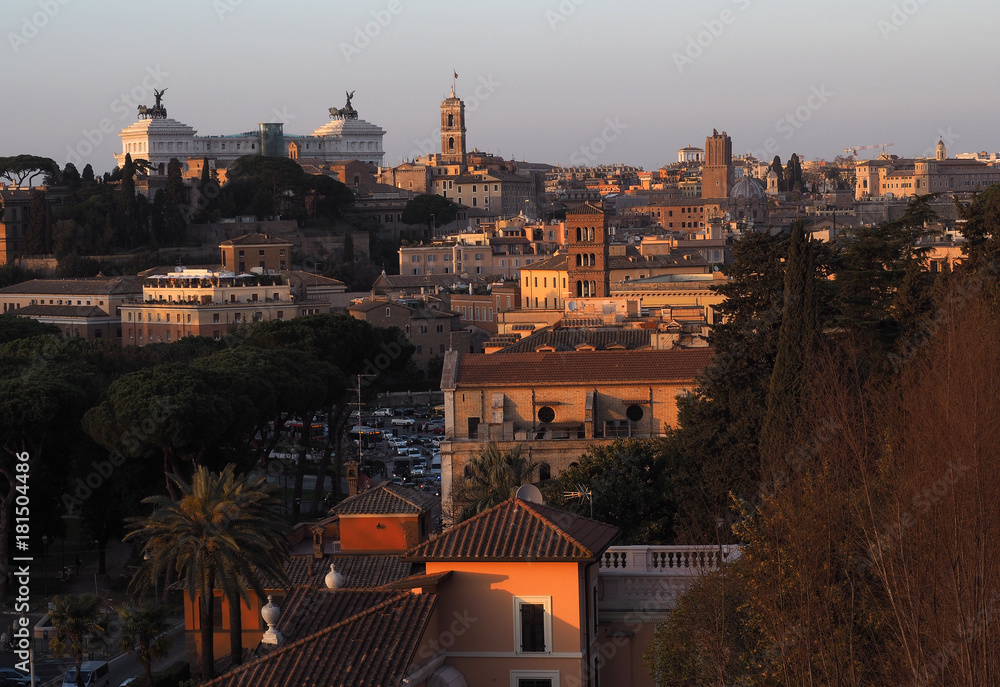 Rom,  Aussicht vom Orangengarten