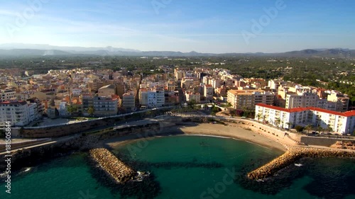 Video con drone en Ametlla de Mar ( Tarragona, España) photo