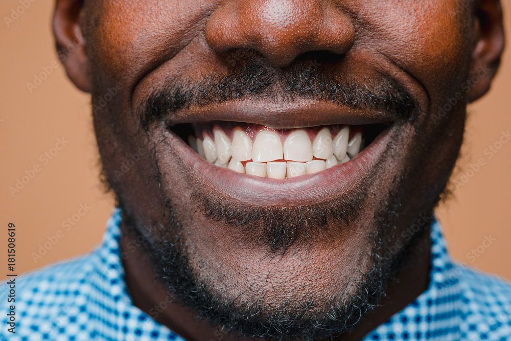 Portrait of a very happy afro American man Portrait of a very happy afro American man