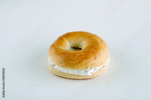 Cream cheese bagel