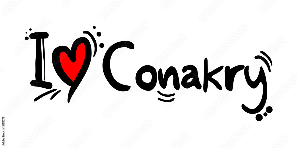 Conakry city of Guinea love message