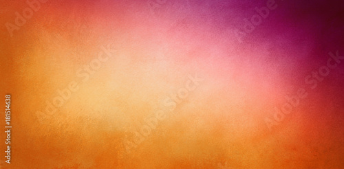 Obraz na plátne warm orange and purple background with faint texture, Thanksgiving or autumn col