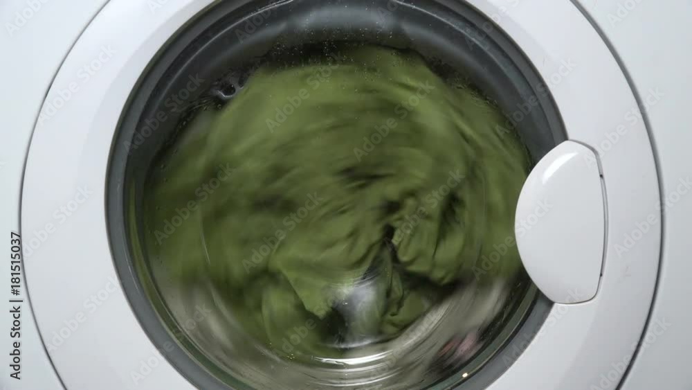 Washing machine washes clothes Washing machine washes clothes