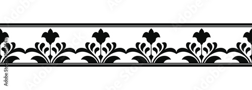 Fotografía Seamless floral vector ornament
